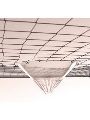 Bird Scape can be placed on nets stopping birds from getting in 