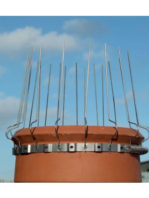 The Chimney Strap wraps around chimney pots