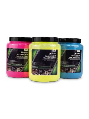 Fluorescent Tracking Dust comes in either pink, yellow or blue coloured dust