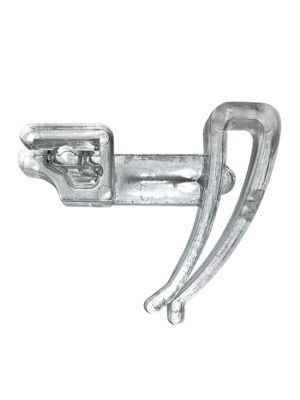 Clear Gutter Clip allows for it not to stand out when clipped to gutter