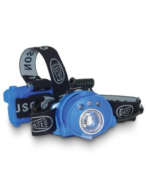 Blue Super Beam Torch with head band 
