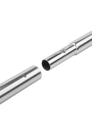 Both the 1m extension and 1m pole clipping into each other 