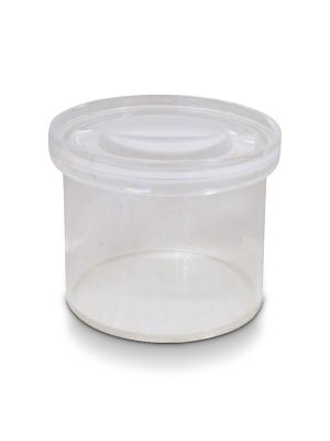 Specimen Magnifying Pot measures 60mm x 70mm in diameter 
