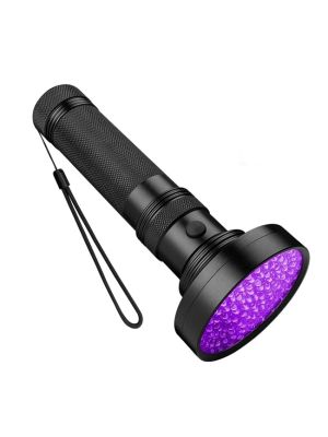 This 100 LED Torch has a very bright Ultraviolet light