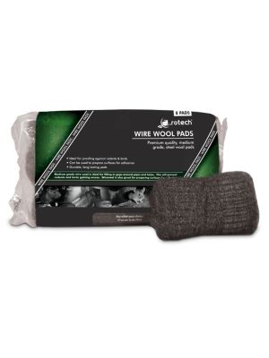 The wire wool and packaging 