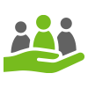 Community hands icon
